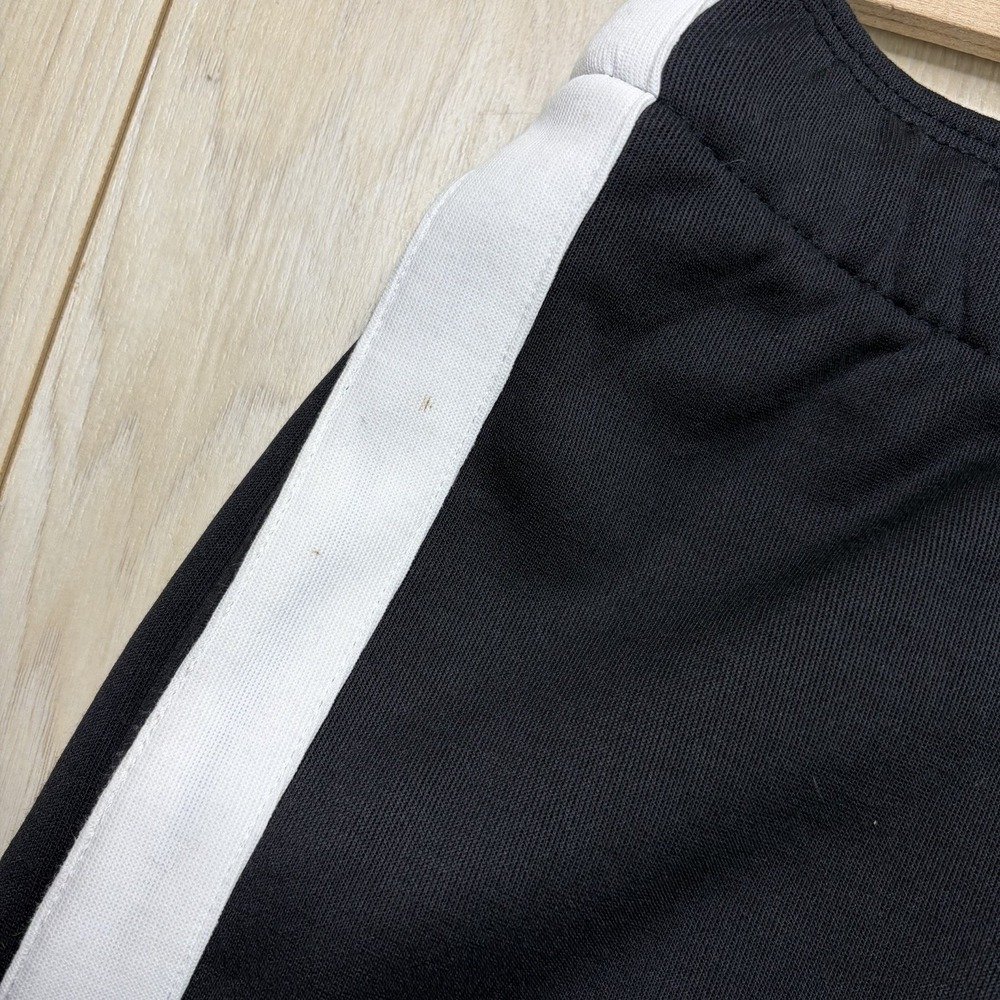 Polo By Ralph Lauren Mens Large Track Pants Big Pony Side Stripe Zip Ankle Black - Picture 6 of 13